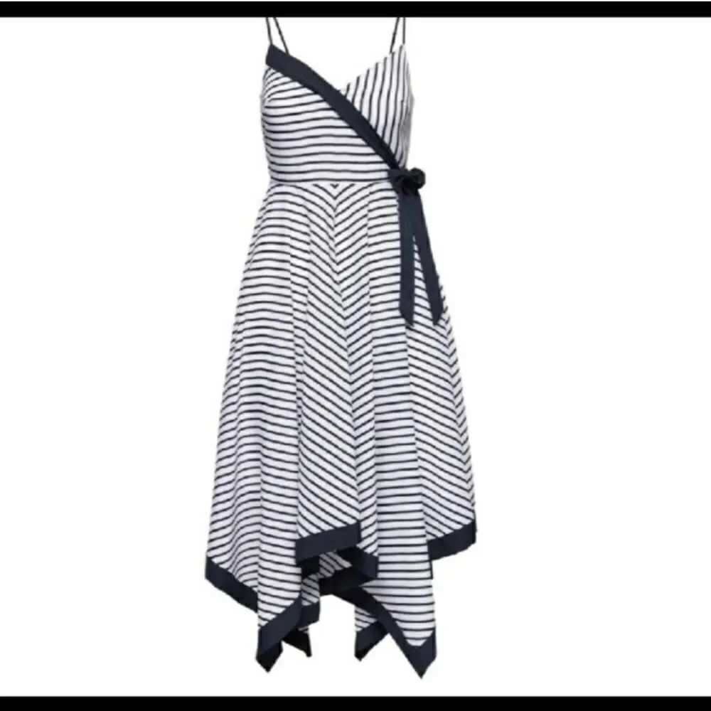 Banana Republic Asymmetrical Handkerchief Midi Dress sz 10P